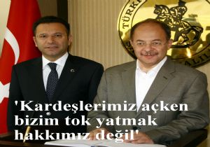 ‘Kardeşlerimize yardım, görevimizdir'